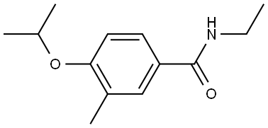 N-Ethyl-3-methyl-4-(1-methylethoxy)benzamide Structure