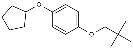 1-(Cyclopentyloxy)-4-(2,2-dimethylpropoxy)benzene Structure