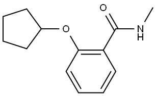 2-(Cyclopentyloxy)-N-methylbenzamide Structure