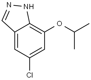 5-Chloro-7-(1-methylethoxy)-1H-indazole Structure