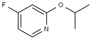 4-Fluoro-2-(1-methylethoxy)pyridine Structure