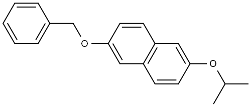 2-(1-Methylethoxy)-6-(phenylmethoxy)naphthalene Structure