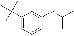 1-(1,1-Dimethylethyl)-3-(1-methylethoxy)benzene Structure