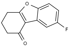 8-Fluoro-3,4-dihydrodibenzo[b,d]furan-1(2H)-one Structure