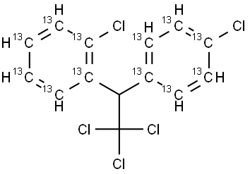 2,4'-DDT-13C12 Structure