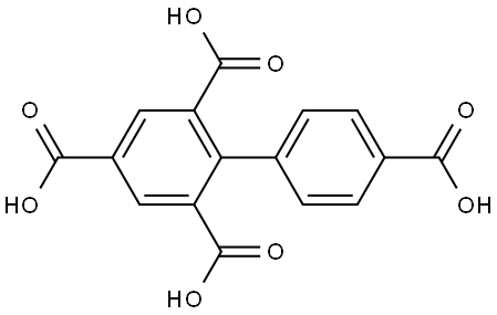 1,1'-biphenyl-2,4,4',6-tetracarboxylic acid 구조식 이미지
