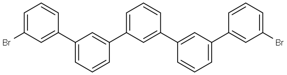 1,1′:3′,1′′:3′′,1′′′:3′′′,1′′′′-Quinquephenyl, 3,3′′′′-dibromo- Structure