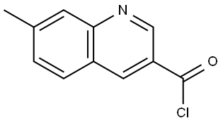 7-Methyl-3-quinolinecarbonyl chloride Structure