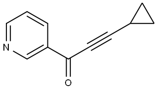 3-cyclopropyl-1-(pyridin-3-yl)prop-2-yn-1-one Structure