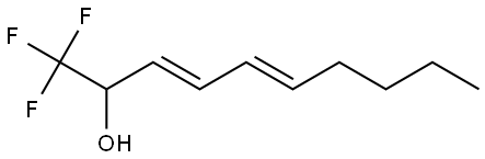 1,1,1-Trifluorodeca-3,5-dien-2-ol Structure