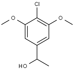 1-(4-chloro-3,5-dimethoxyphenyl)ethanol Structure