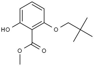 Methyl 2-(2,2-dimethylpropoxy)-6-hydroxybenzoate Structure