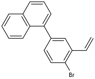 1-(4-Bromo-3-vinylphenyl)naphthalene Structure