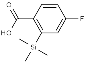 4-fluoro-2-(trimethylsilyl)benzoic acid Structure