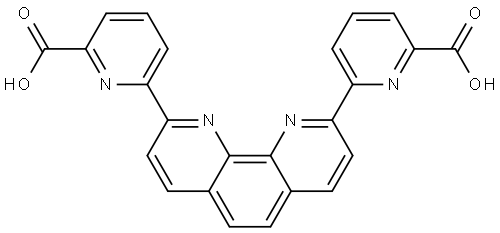 6,6’-(1,10-phenanthrolin-2,9-diyl)-2,2’-dipicolinic acid Structure