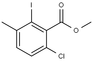 methyl 6-chloro-2-iodo-3-methylbenzoate Structure