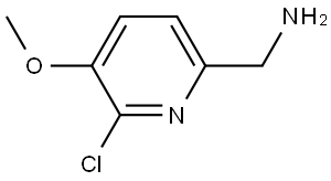 (6-Chloro-5-methoxypyridin-2-yl)methanamine Structure