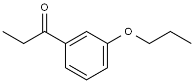 1-(3-Propoxyphenyl)-1-propanone Structure