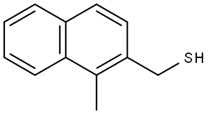 1-Methyl-2-naphthalenemethanethiol Structure