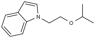 (1-(2-Propan-2-yloxyethyl)indole) Structure