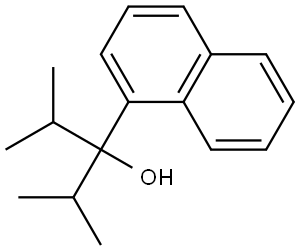 2,4-dimethyl-3-(naphthalen-1-yl)pentan-3-ol Structure