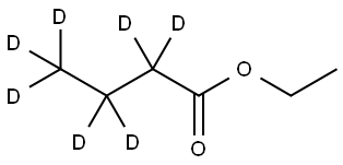 Ethyl Butyrate-d7 Structure