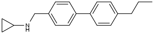 N-Cyclopropyl-4'-propyl[1,1'-biphenyl]-4-methanamine Structure