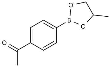 1-[4-(4-Methyl-1,3,2-dioxaborolan-2-yl)phenyl]ethanone Structure