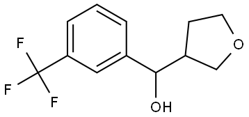 Tetrahydro-α-[3-(trifluoromethyl)phenyl]-3-furanmethanol Structure