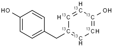 [13C6]-Bisphenol F Structure