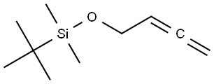 (buta-2,3-dien-1-yloxy)(tert-butyl)dimethylsilane Structure