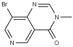 8-Bromo-3-methylpyrido[4,3-d]pyrimidin-4(3H)-one Structure