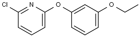 2-Chloro-6-(3-ethoxyphenoxy)pyridine Structure