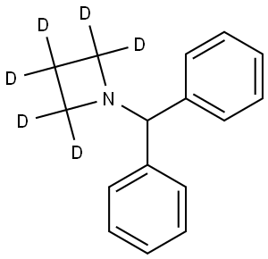 1-benzhydrylazetidine-2,2,3,3,4,4-d6 Structure