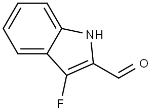 3-Fluoro-1H-indole-2-carbaldehyde Structure