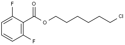 6-chlorohexyl 2,6-difluorobenzoate Structure