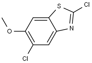 2,5-dichloro-6-methoxybenzo[d]thiazole Structure