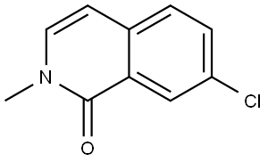 7-Chloro-2-methylisoquinolin-1(2H)-one Structure