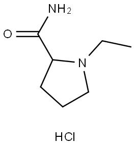 1-ethylpyrrolidine-2-carboxamide hydrochloride Structure