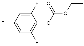 Ethyl 2,4,6-trifluorophenyl carbonate Structure