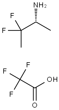 (R)-3,3-Difluoro-2-butanamine 2,2,2-trifluoroacetate Structure