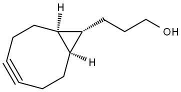 3-((1R,8S,9r)-bicyclo[6.1.0]non-4-yn-9-yl)propan-1-ol Structure