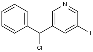 3-(Chlorophenylmethyl)-5-iodo-pyridine Structure