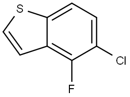 5-chloro-4-fluorobenzo[b]thiophene Structure