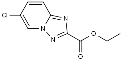 Ethyl 6-chloro[1,2,4]triazolo[1,5-a]pyridine-2-carboxylate Structure