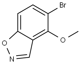 5-Bromo-4-methoxybenzo[d]isoxazole Structure