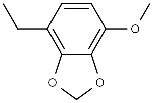 4-Ethyl-7-methoxy-1,3-benzodioxole Structure