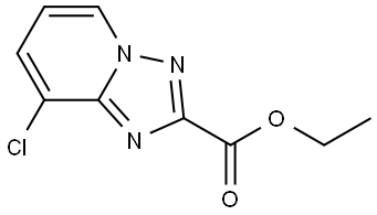 Ethyl 8-chloro[1,2,4]triazolo[1,5-a]pyridine-2-carboxylate Structure