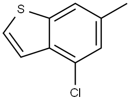 4-chloro-6-methylbenzo[b]thiophene 구조식 이미지