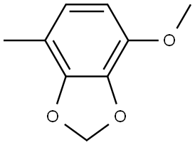 4-Methoxy-7-methyl-1,3-benzodioxole Structure